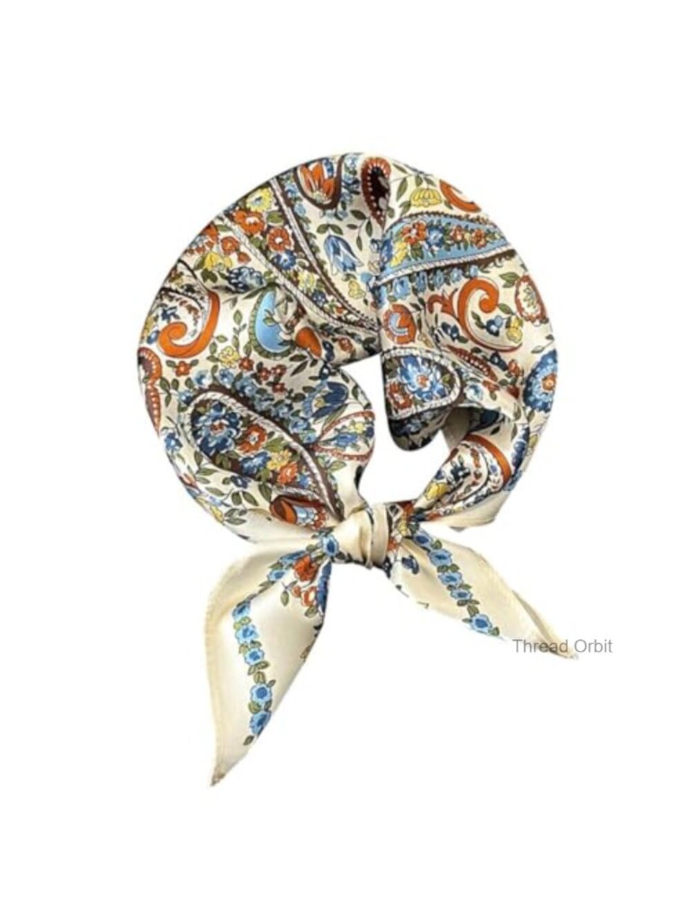 100% Mulberry Silk 21x21 Square Neck Scarf Lightweight Neckerchief Unisex